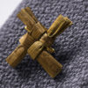 Handwoven Saint Brigid's Cross Brooch