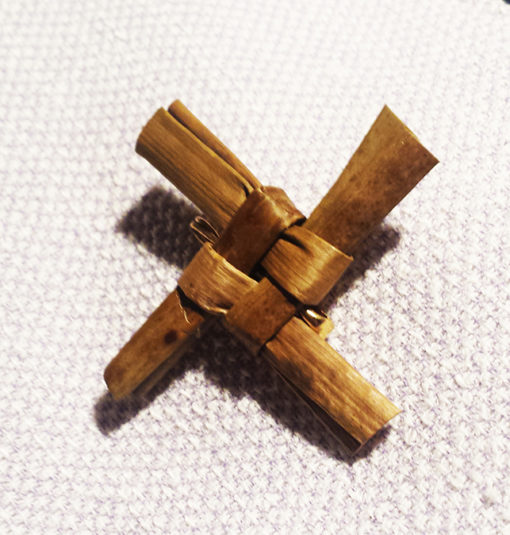 Handmade Saint Brigid's Cross Brooch