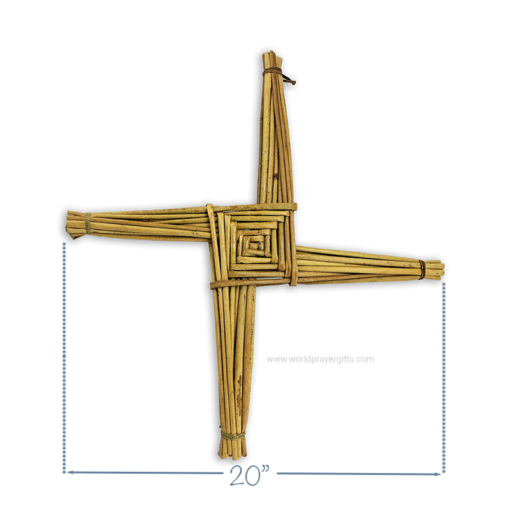 20" Saint Brigid's Cross - Dimensions