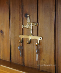 Saint Brigid's Cross Key Rack | Irish Key Holder