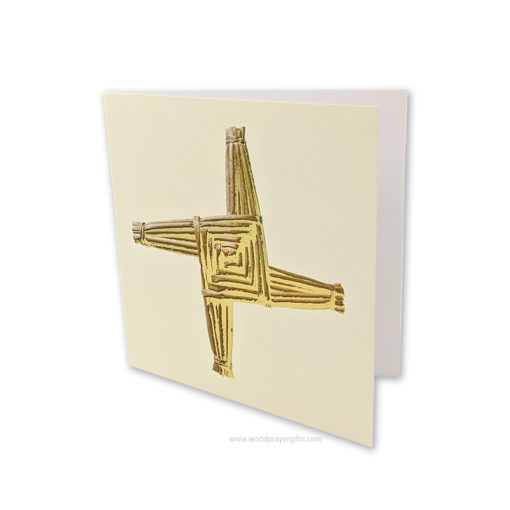 Saint Brigid Cross Card