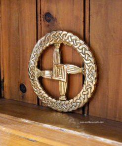 Saint Brigid's Cross in Celtic Ring